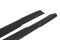 Seitenschweller Ansatz Cup Leisten passend für Mercedes - Benz E Coupe / Cabrio C207 Facelift / A207 Facelit schwarz Hochglanz