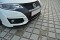 Cup Spoilerlippe Front Ansatz passend für Honda Civic Mk9 Facelift schwarz Hochglanz