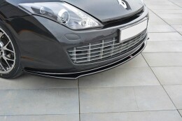 Cup Spoilerlippe Front Ansatz passend für Renault Laguna mk 3 Coupe schwarz matt