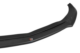 Cup Spoilerlippe Front Ansatz V.1 passend für Mercedes A W176 AMG Facelift schwarz Hochglanz