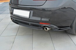 Mittlerer Cup Diffusor Heck Ansatz für Renault Laguna mk 3 Coupe schwarz Hochglanz
