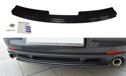 Mittlerer Cup Diffusor Heck Ansatz DTM Look passend für Renault Laguna mk 3 Coupe schwarz matt