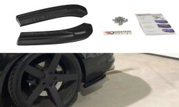 Heck Ansatz Flaps Diffusor für Audi S4 B8 FL Carbon...