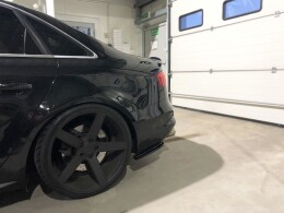 Heck Ansatz Flaps Diffusor passend für Audi S4 B8 FL...