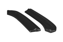 Heck Ansatz Flaps Diffusor passend für Audi S4 B8 FL schwarz Hochglanz