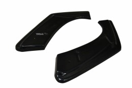 Heck Ansatz Flaps Diffusor für Honda Civic Mk9 Facelift schwarz Hochglanz