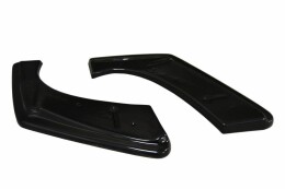 Heck Ansatz Flaps Diffusor passend für Honda Civic Mk9 Facelift schwarz Hochglanz
