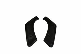 Heck Ansatz Flaps Diffusor passend für Honda Civic Mk9 Facelift schwarz Hochglanz