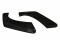 Heck Ansatz Flaps Diffusor passend für Honda Civic Mk9 Facelift schwarz Hochglanz