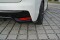 Heck Ansatz Flaps Diffusor passend für Honda Civic Mk9 Facelift schwarz Hochglanz
