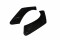 Heck Ansatz Flaps Diffusor passend für Honda Civic Mk9 Facelift schwarz Hochglanz