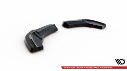 Heck Ansatz Flaps Diffusor passend für Mercedes A W176 AMG Facelift schwarz Hochglanz