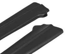 Heck Ansatz Flaps Diffusor für Mercedes E Coupe / Cabrio C207 FL / A207 Facelit schwarz Hochglanz