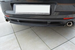 Heck Ansatz Flaps Diffusor passend für Renault Laguna mk 3 Coupe schwarz Hochglanz
