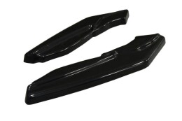Heck Ansatz Flaps Diffusor passend für Renault Laguna mk 3 Coupe schwarz Hochglanz
