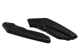 Heck Ansatz Flaps Diffusor passend für Renault Laguna mk 3 Coupe schwarz Hochglanz