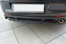 Heck Ansatz Flaps Diffusor für Renault Laguna mk 3 Coupe schwarz matt