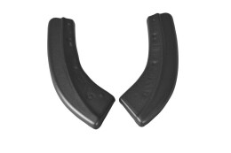Heck Ansatz Flaps Diffusor passend für Skoda Rapid Spaceback schwarz Hochglanz