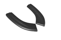Heck Ansatz Flaps Diffusor passend für Skoda Rapid Spaceback schwarz Hochglanz