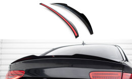 Heck Spoiler Aufsatz Abrisskante passend für Audi S4 B8 FL Limousine schwarz Hochglanz