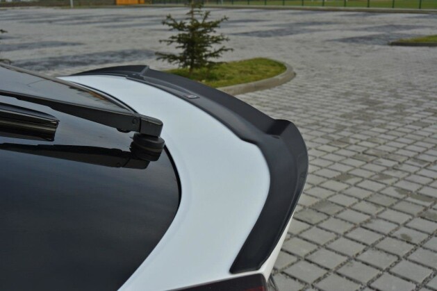 Heck Spoiler Aufsatz Abrisskante passend für Honda Civic Mk9 FL schwarz Hochglanz