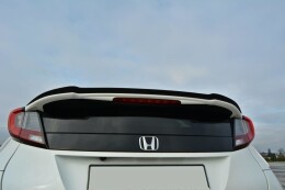 Heck Spoiler Aufsatz Abrisskante passend für Honda Civic Mk9 Facelift schwarz Hochglanz