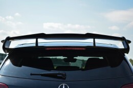 Heck Spoiler Aufsatz Abrisskante für Mercedes A W176 AMG Facelift Carbon Look