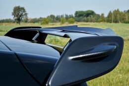 Heck Spoiler Aufsatz Abrisskante für Mercedes A W176 AMG Facelift schwarz Hochglanz