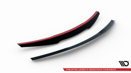 Heck Spoiler Aufsatz Abrisskante passend für Mercedes A W176 AMG Facelift schwarz Hochglanz