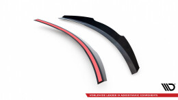 Heck Spoiler Aufsatz Abrisskante passend für Mercedes A W176 AMG Facelift schwarz Hochglanz