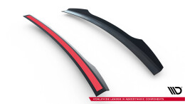 Heck Spoiler Aufsatz Abrisskante V.2 passend für Ford Focus RS Mk3 schwarz Hochglanz
