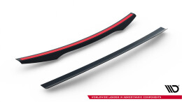 Heck Spoiler Aufsatz Abrisskante V.2 passend für Ford Focus RS Mk3 schwarz Hochglanz