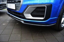 Cup Spoilerlippe Front Ansatz passend für Audi Q2 Mk.1 schwarz Hochglanz