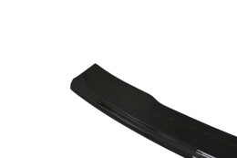 Mittlerer Cup Diffusor Heck Ansatz passend für Audi A4 B9 S-Line schwarz Hochglanz
