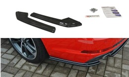 Heck Ansatz Flaps Diffusor für Audi A4 B9 S-Line...