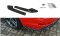 Heck Ansatz Flaps Diffusor für Audi A4 B9 S-Line schwarz Hochglanz