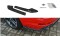 Heck Ansatz Flaps Diffusor passend für Audi A4 B9 S-Line schwarz Hochglanz