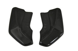 Heck Ansatz Flaps Diffusor passend für Audi Q2 Mk.1 schwarz Hochglanz