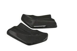 Heck Ansatz Flaps Diffusor passend für Audi Q2 Mk.1 schwarz Hochglanz