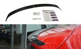 Heck Spoiler Aufsatz Abrisskante passend für Audi Q2 Mk.1 schwarz Hochglanz