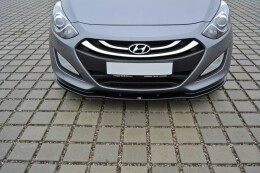 Cup Spoilerlippe Front Ansatz Hyundai i30 mk.2 schwarz...
