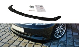 Cup Spoilerlippe Front Ansatz V.1 für Infiniti G37 Limo schwarz Hochglanz