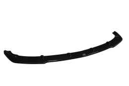 Cup Spoilerlippe Front Ansatz V.1 passend für Infiniti G37 Limousine schwarz Hochglanz