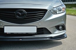 Cup Spoilerlippe Front Ansatz V.1 passend für Mazda 6 GJ (Mk3) schwarz Hochglanz