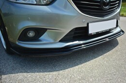 Cup Spoilerlippe Front Ansatz V.1 passend für Mazda 6 GJ (Mk3) schwarz Hochglanz