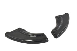 Heck Ansatz Diffusor Flaps passend für Fiat Punto Evo Abarth schwarz Hochglanz