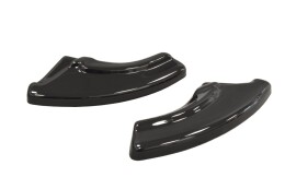 Street+ Heck Ansatz Diffusor Flaps passend für Fiat Punto Evo ABARTH schwarz Hochglanz