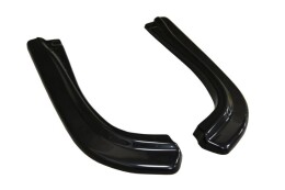 Heck Ansatz Flaps Diffusor passend für Infiniti G37 Limousine schwarz Hochglanz