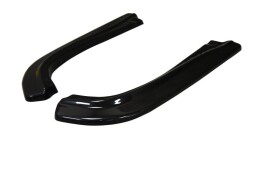 Heck Ansatz Flaps Diffusor passend für Infiniti G37 Limousine schwarz Hochglanz