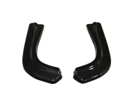 Heck Ansatz Flaps Diffusor passend für Infiniti G37 Limousine schwarz Hochglanz